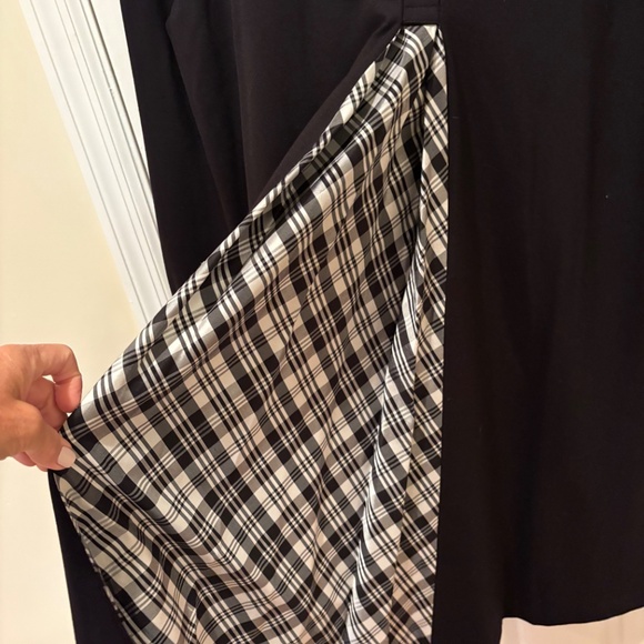 STUNNING SARA CAMPELL BLACK DRESS RHINESTONE BUTTONS CUTEST DETAIL SIZE XL - Picture 10 of 13